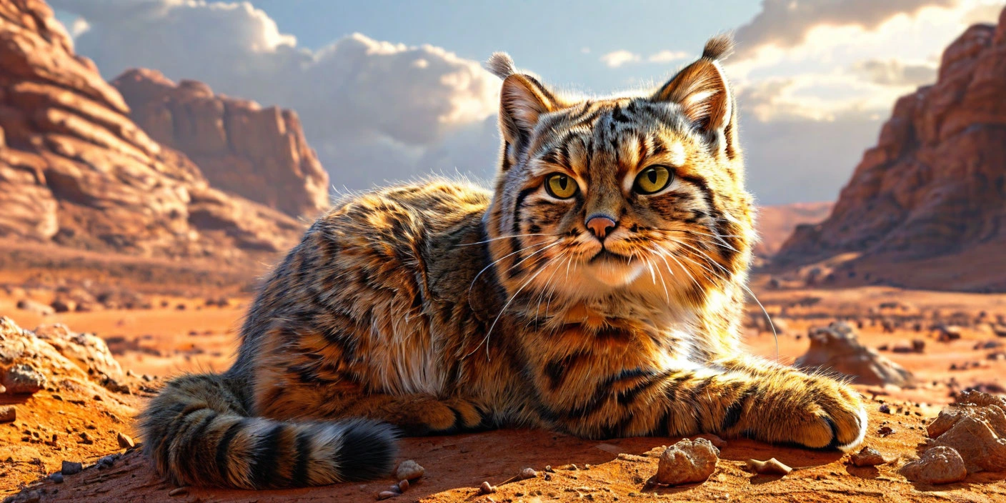 Кот-путешественник: Манулы на Марсе