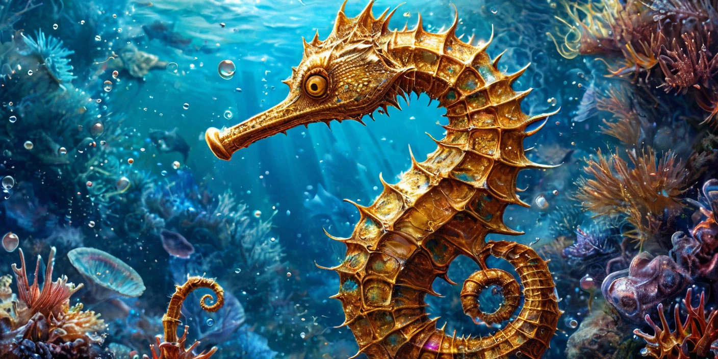Морское приключение морского конька